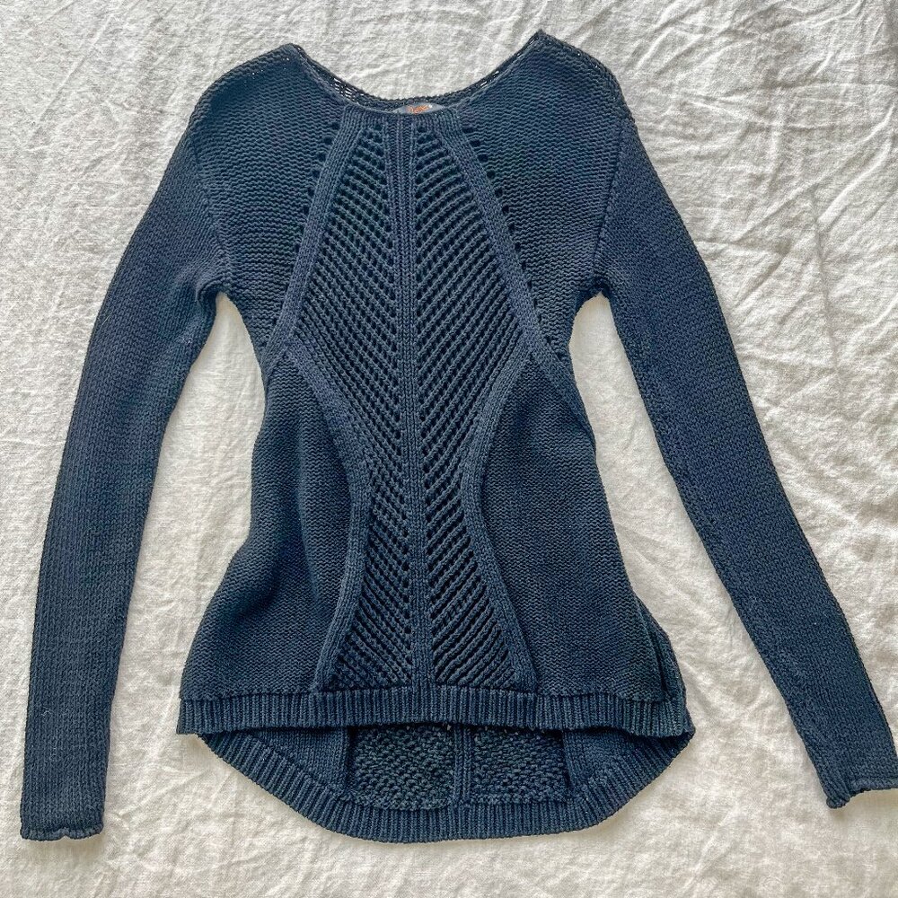 Dex Appeal Vintage Sweater - 90s Early 2000s - Black Long Sleeve - S Small